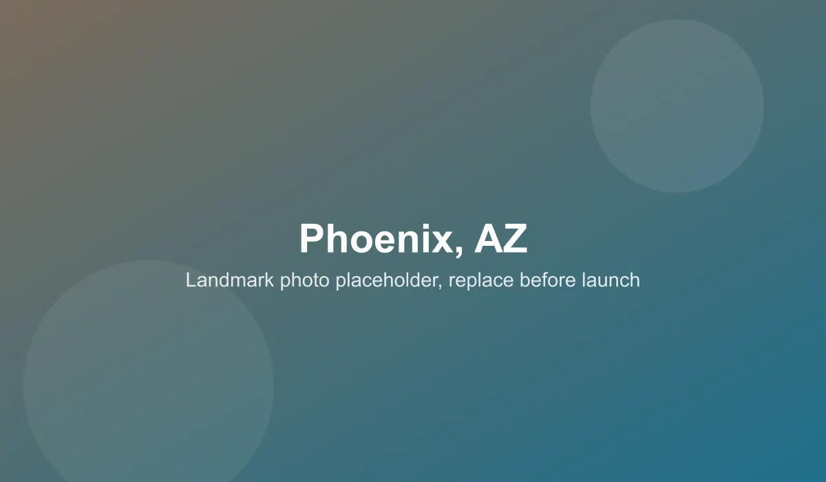 Emergency dentist coverage area in Phoenix, AZ