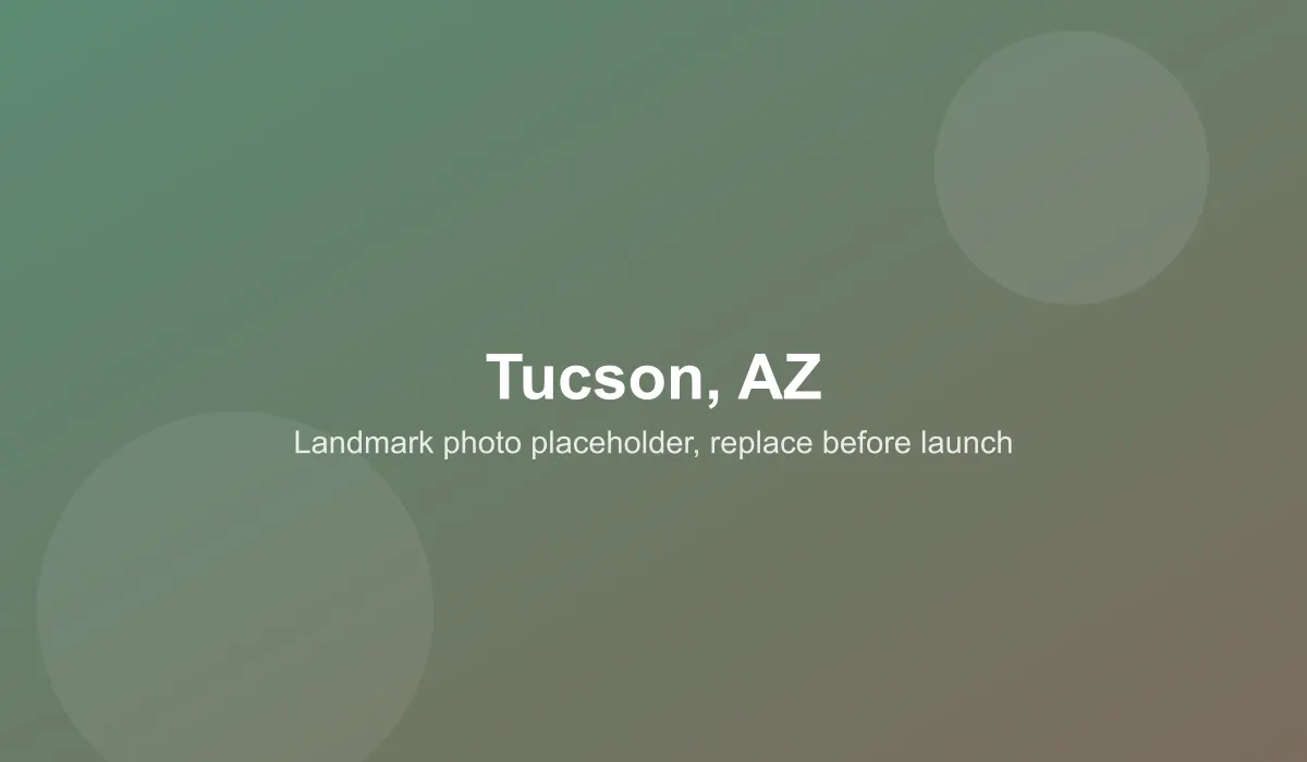 Emergency dentist coverage area in Tucson, AZ