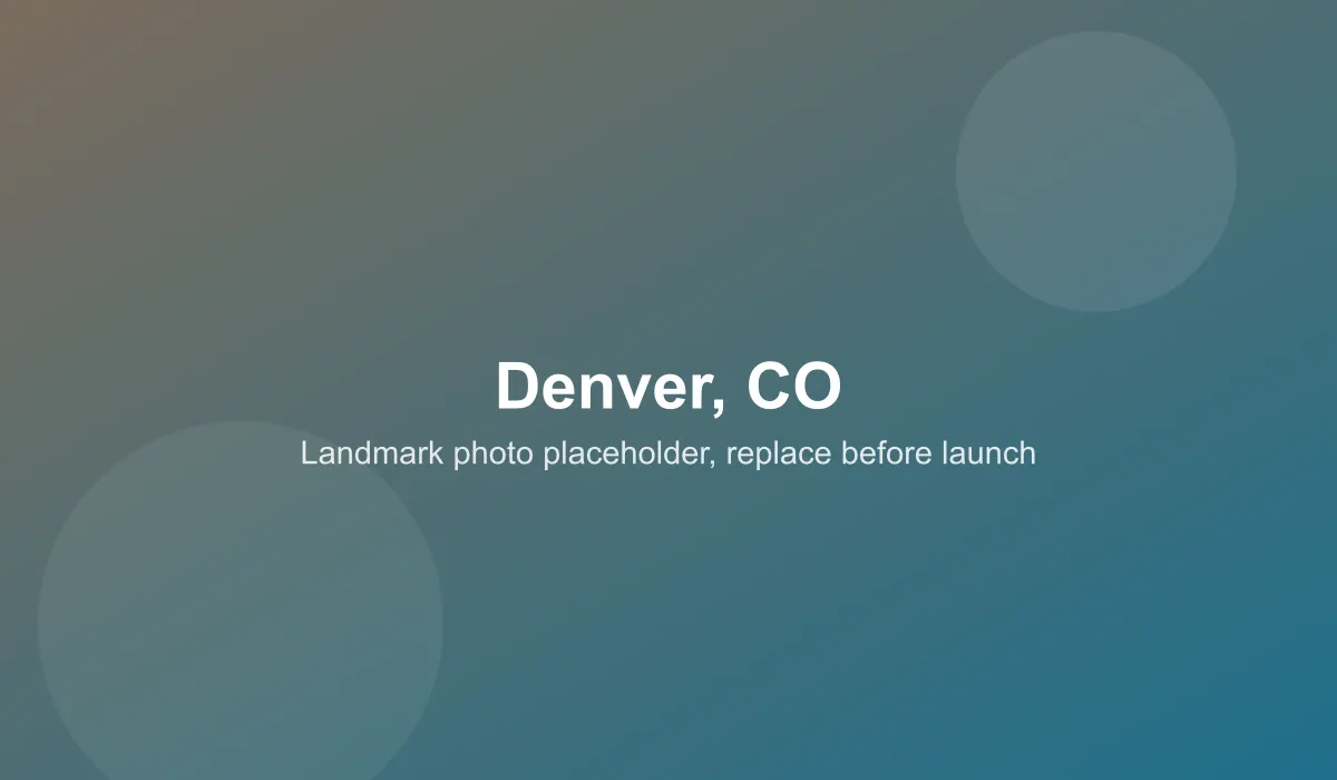 Emergency dentist coverage area in Denver, CO
