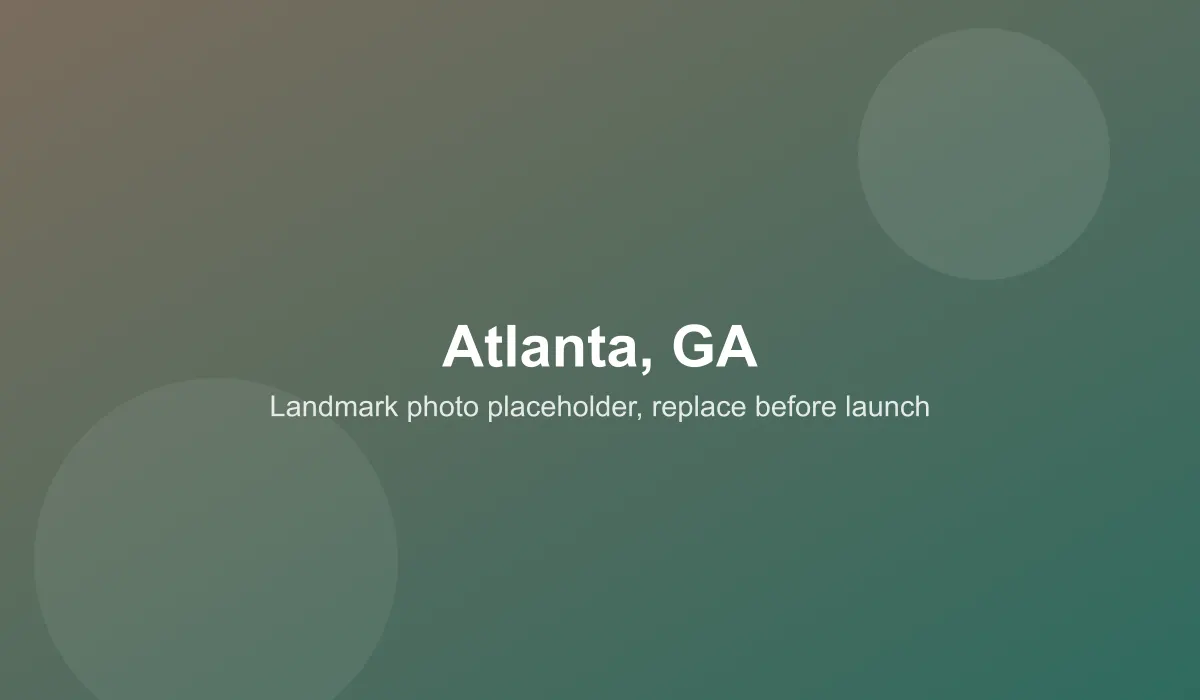 Emergency dentist coverage area in Atlanta, GA