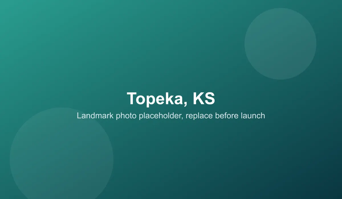 Emergency dentist coverage area in Topeka, KS
