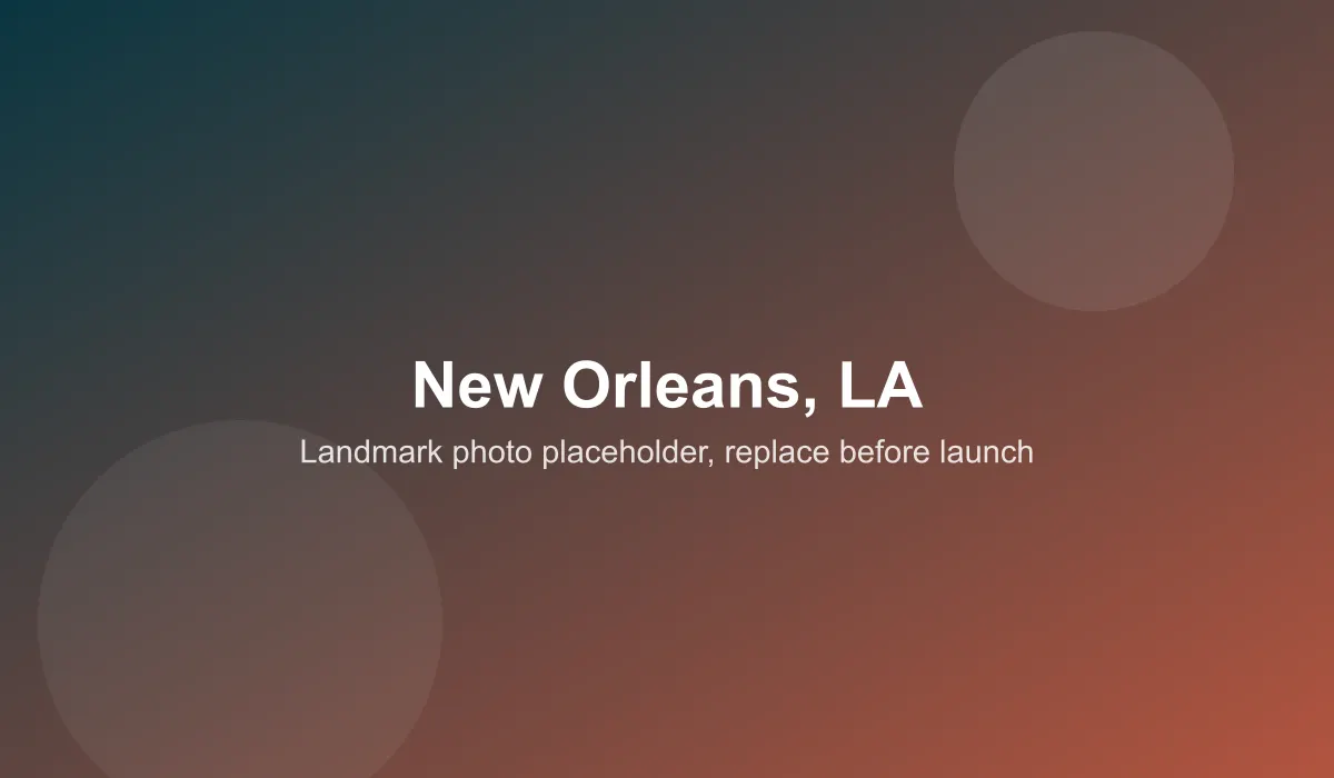 Emergency dentist coverage area in New Orleans, LA