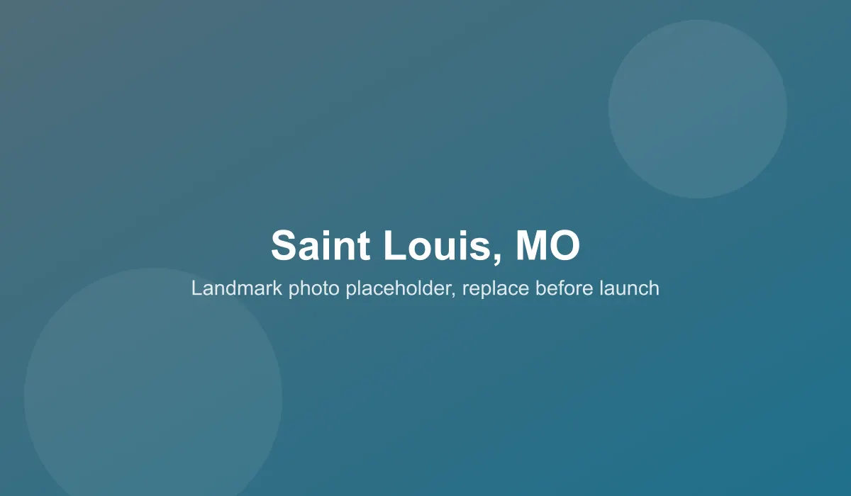 Emergency dentist coverage area in Saint Louis, MO