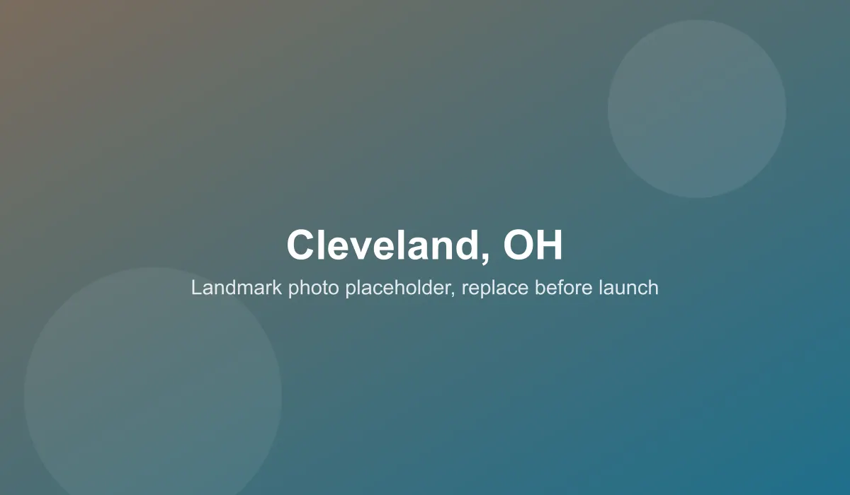 Emergency dentist coverage area in Cleveland, OH