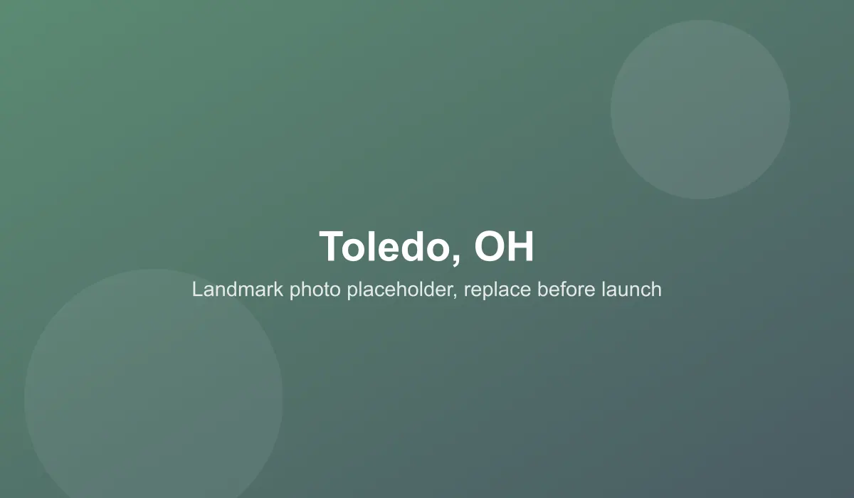 Emergency dentist coverage area in Toledo, OH