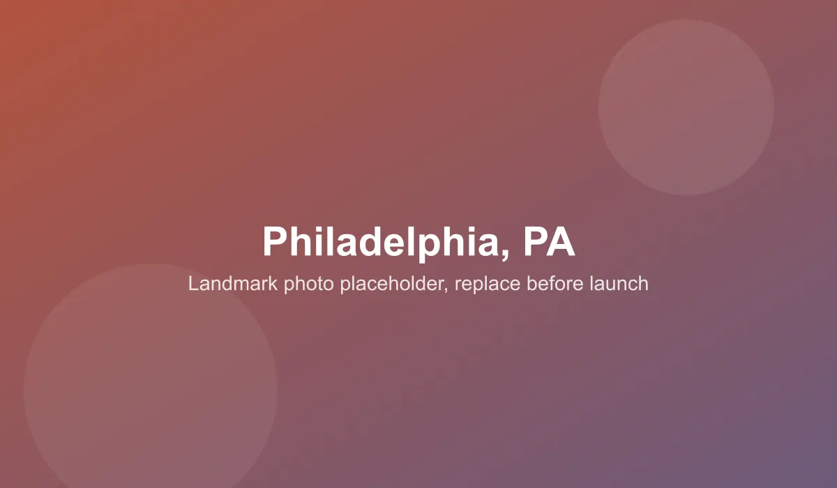 Emergency dentist coverage area in Philadelphia, PA
