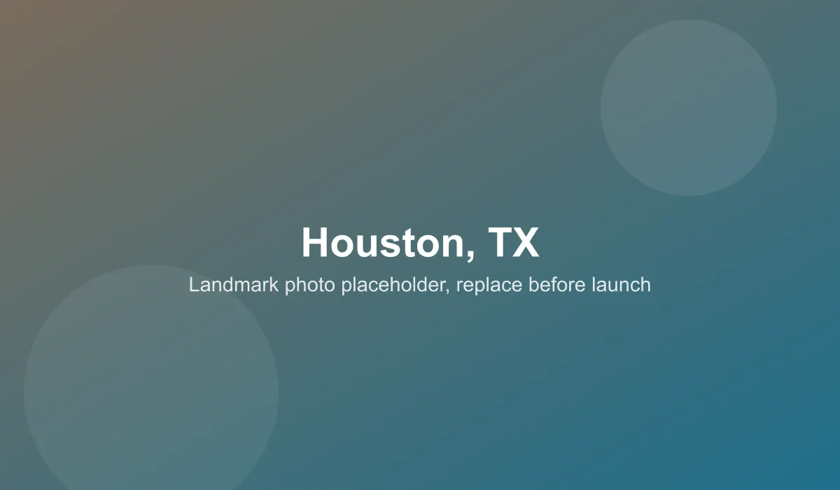 Emergency dentist coverage area in Houston, TX