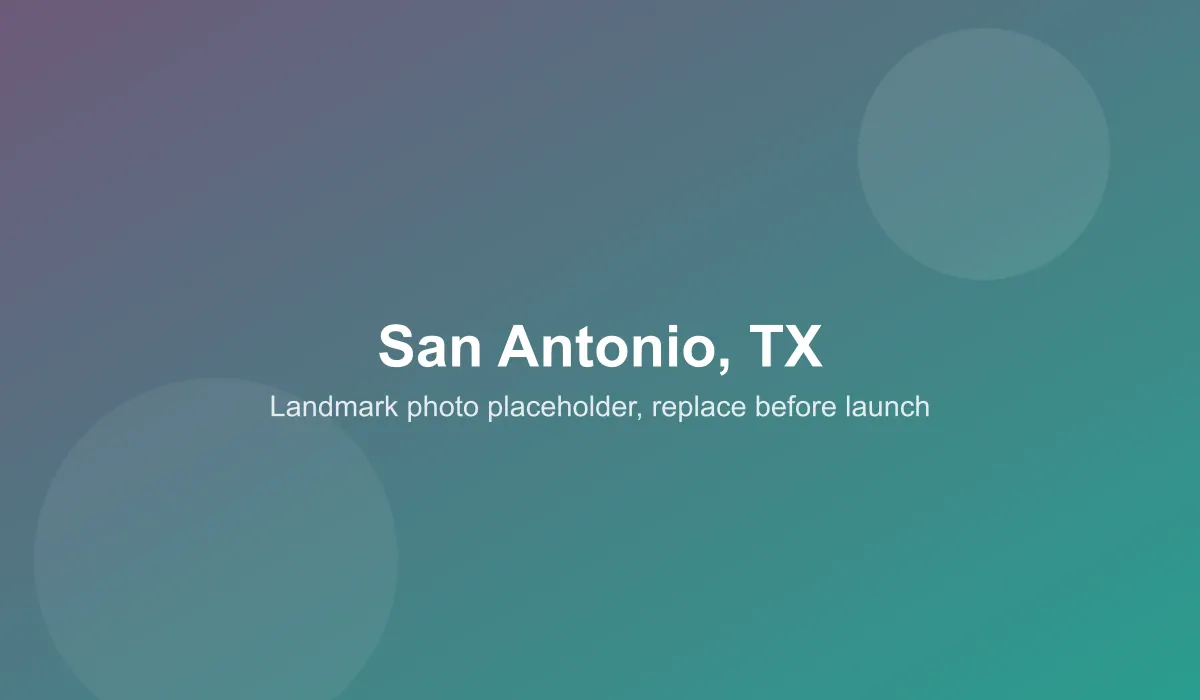 Emergency dentist coverage area in San Antonio, TX