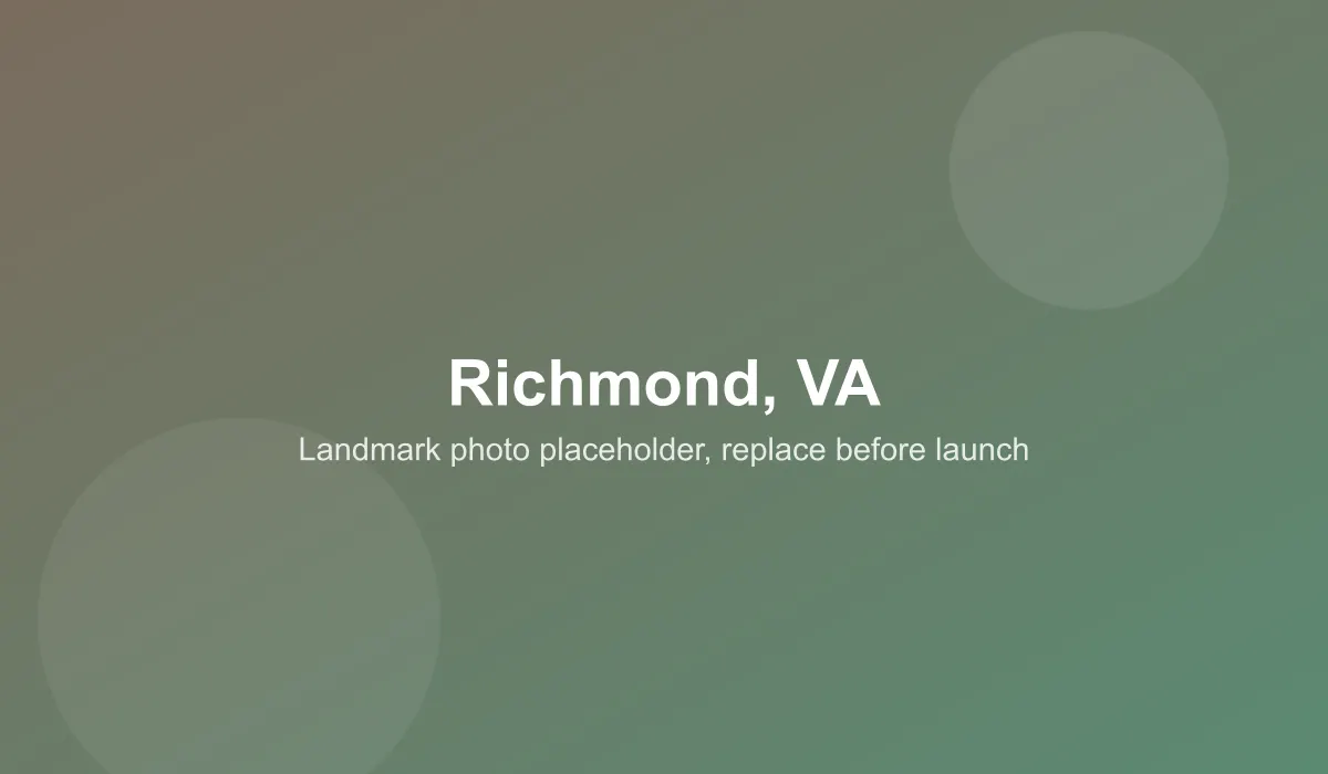 Emergency dentist coverage area in Richmond, VA
