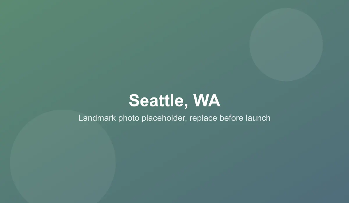Emergency dentist coverage area in Seattle, WA