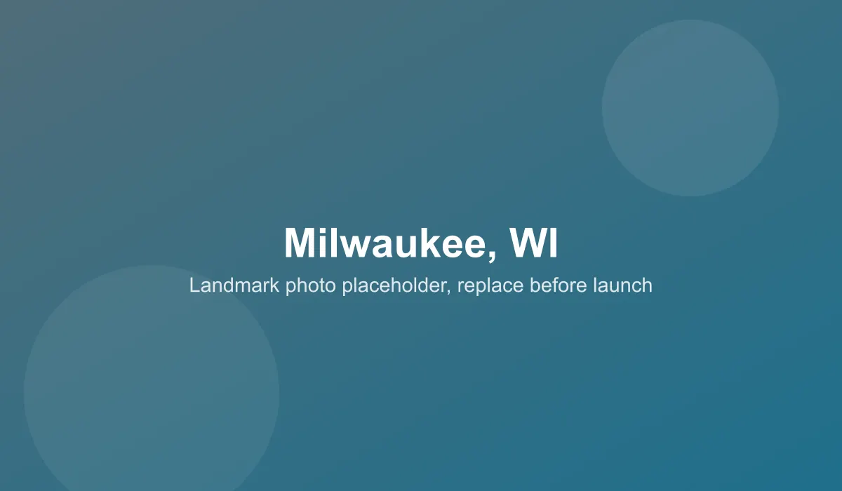 Emergency dentist coverage area in Milwaukee, WI