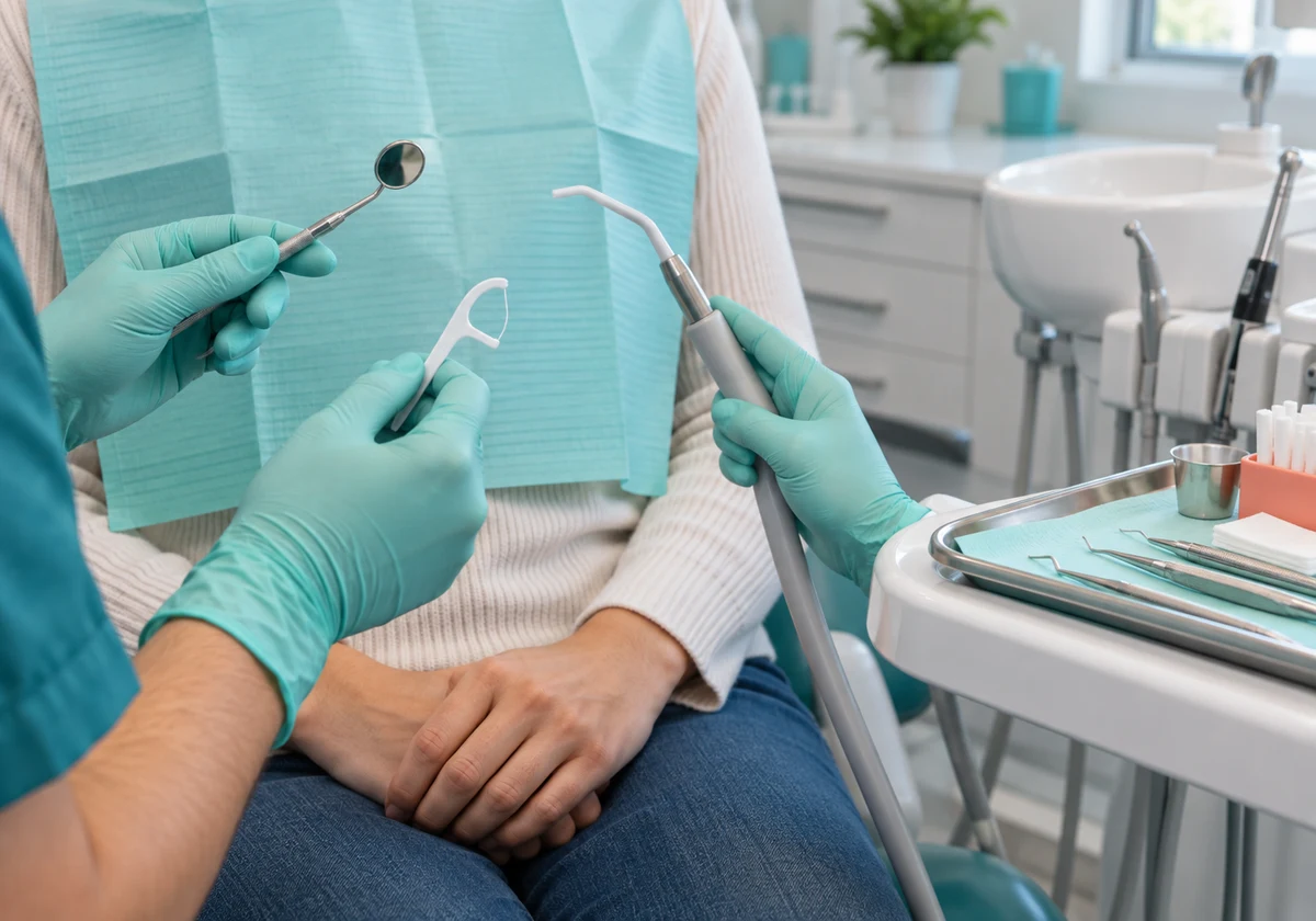 Object stuck between teeth emergency guide