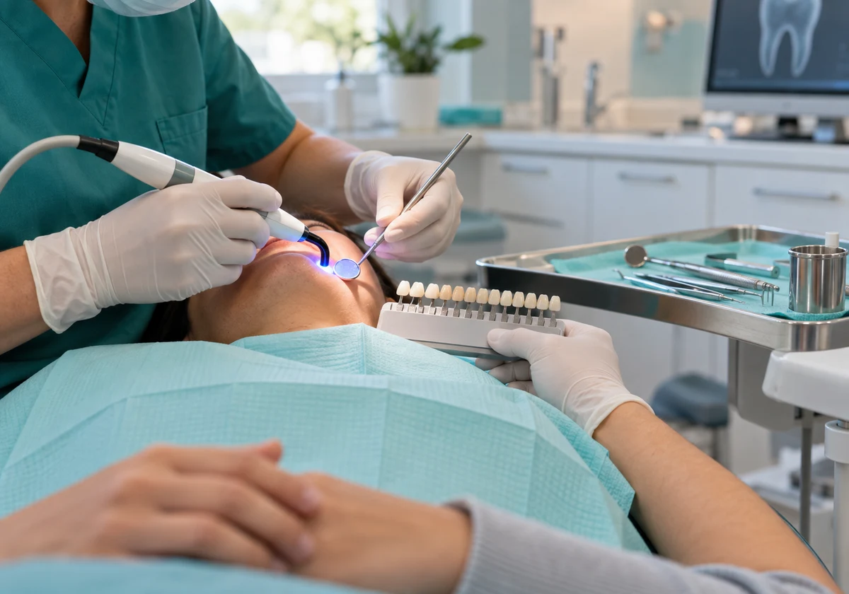 Broken tooth repair performed by an emergency dentist